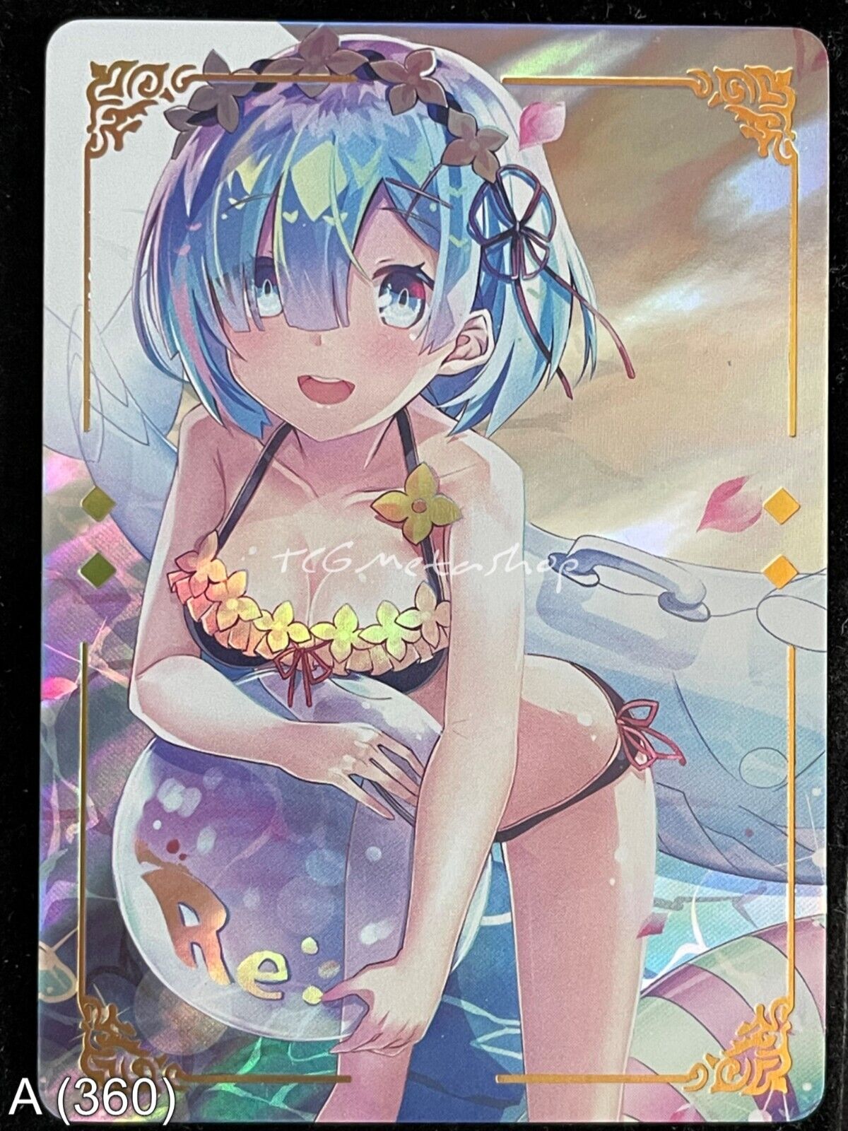 🔥 A 360 Rem Re:Zero Goddess Story Anime Waifu Card ACG 🔥