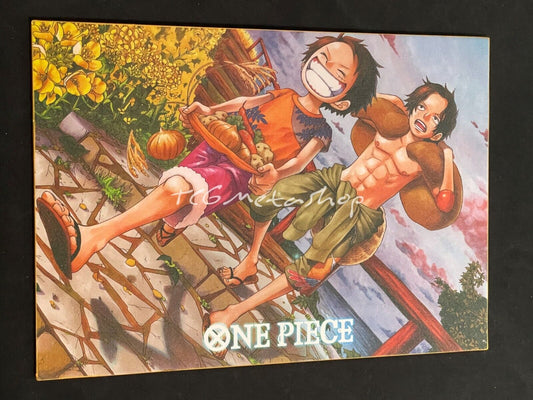 🔥 Luffy and Ace One Piece Goddess Story Anime Waifu A4 Card SSR 25 🔥