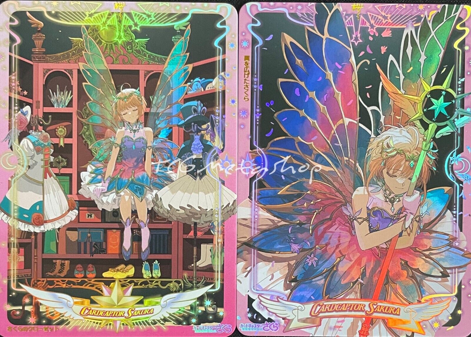 🔥 22 Cardcaptor Sakura Goddess Story Anime Waifu  ACG 2 Card Puzzle