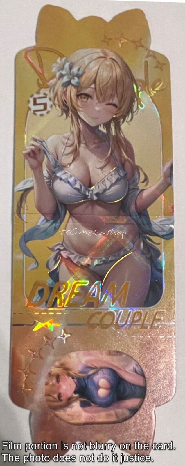 🔥 Lumine Genshin Impact Dream Couple 5 Goddess Story Anime Film Fold Card  🔥