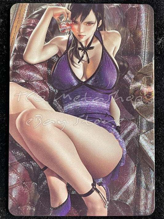 🔥 Tifa Lockhart Final Fantasy Goddess Story Anime Waifu Doujin Card ACG DUAL 25