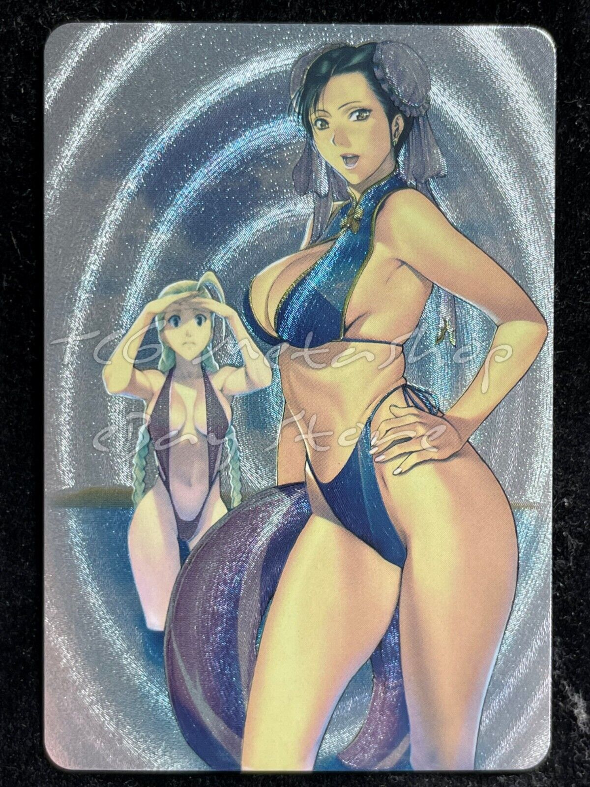 🔥 Cammy Chun-Li Street Fig Goddess Story Anime Waifu Doujin Card ACG DUAL 99 🔥