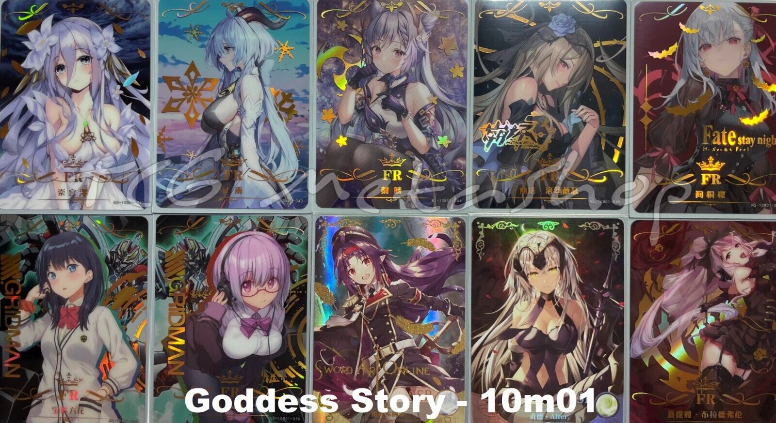 🔥  10m01 [Pick your Singles 10 - 119] Goddess Story Waifu Anime Cards 🔥