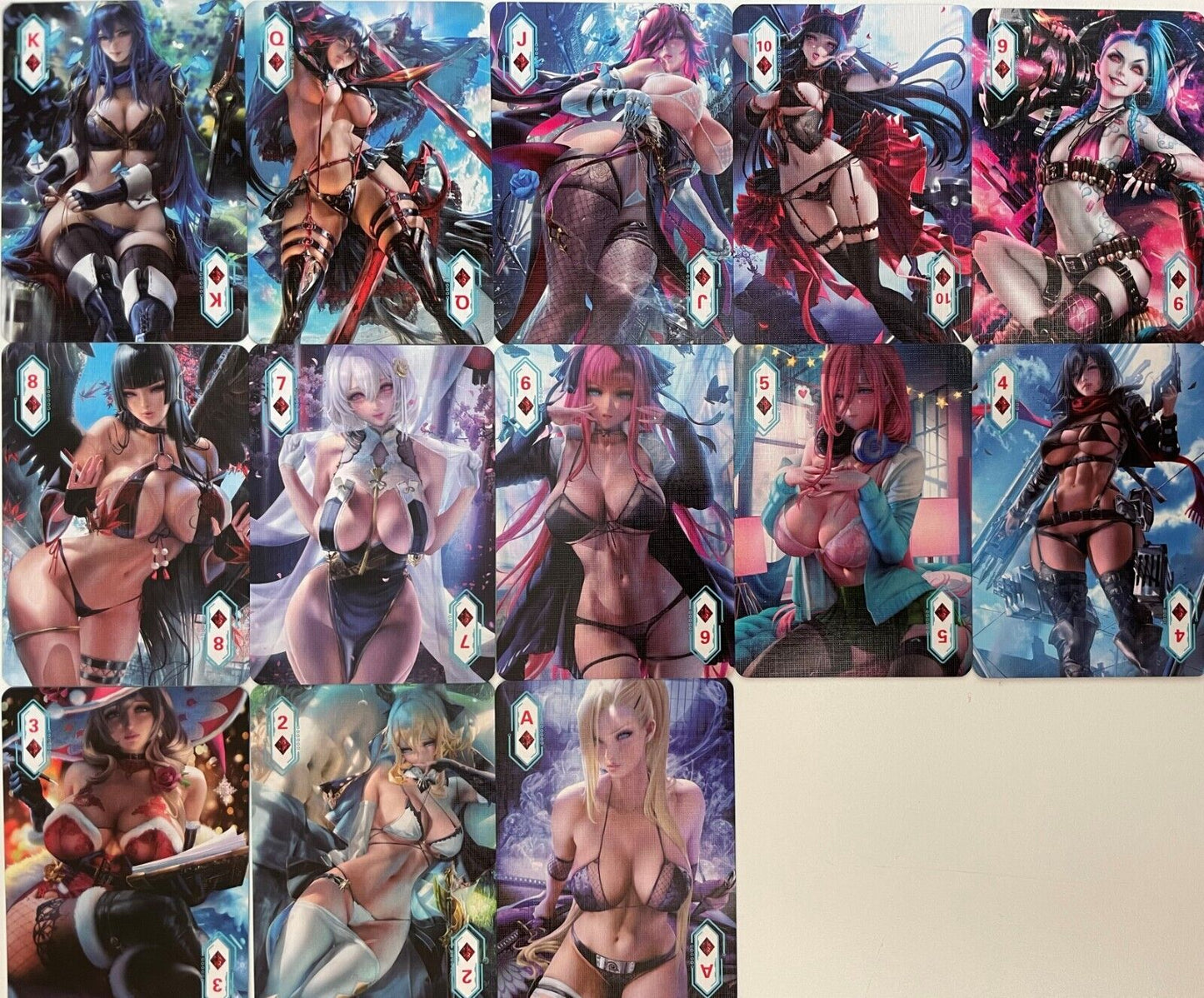 🔥 54 Cards Playing Cards Anime Doujin Goddess Story Sealed Deck NEW A 🔥