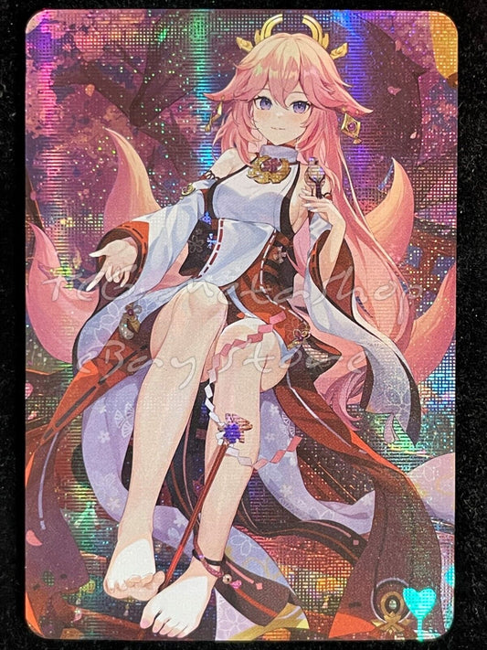 🔥 Yae Miko Genshin Impact Goddess Story Anime Card ACG # 900 🔥