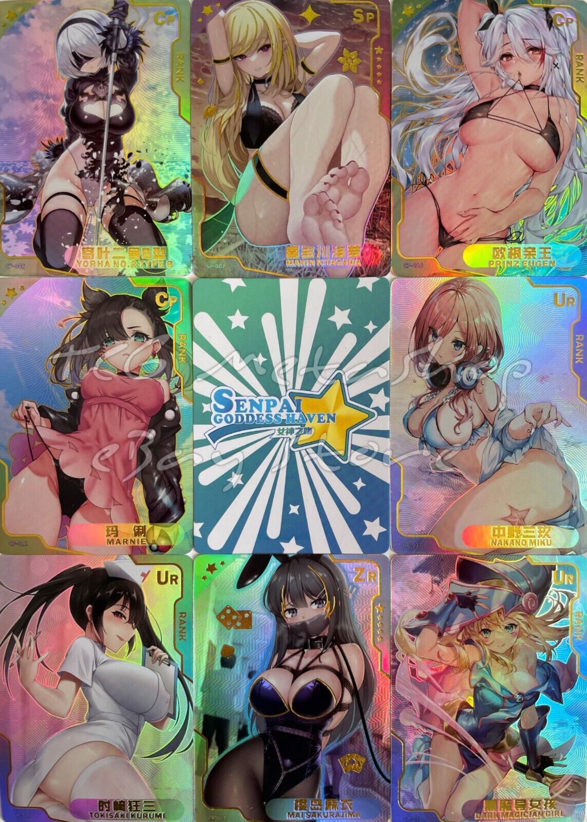 🔥 Senpai Goddess Haven [Pick Your CP MR SP ZR] Story Waifu Anime Doujin Card 🔥