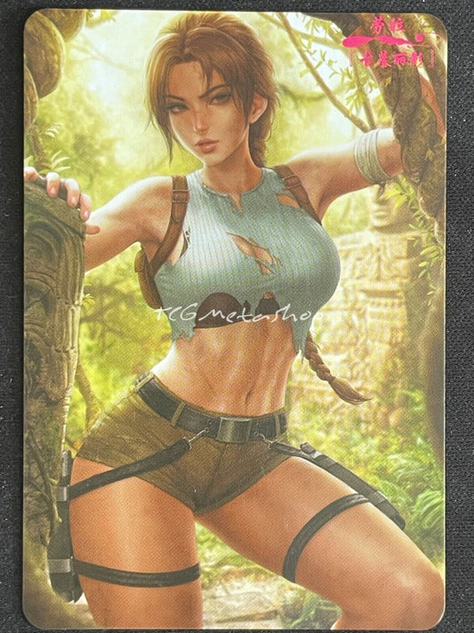 🔥 Lara Croft Tomb Raider Goddess Story Anime Waifu Card ACG DUAL 1398 🔥