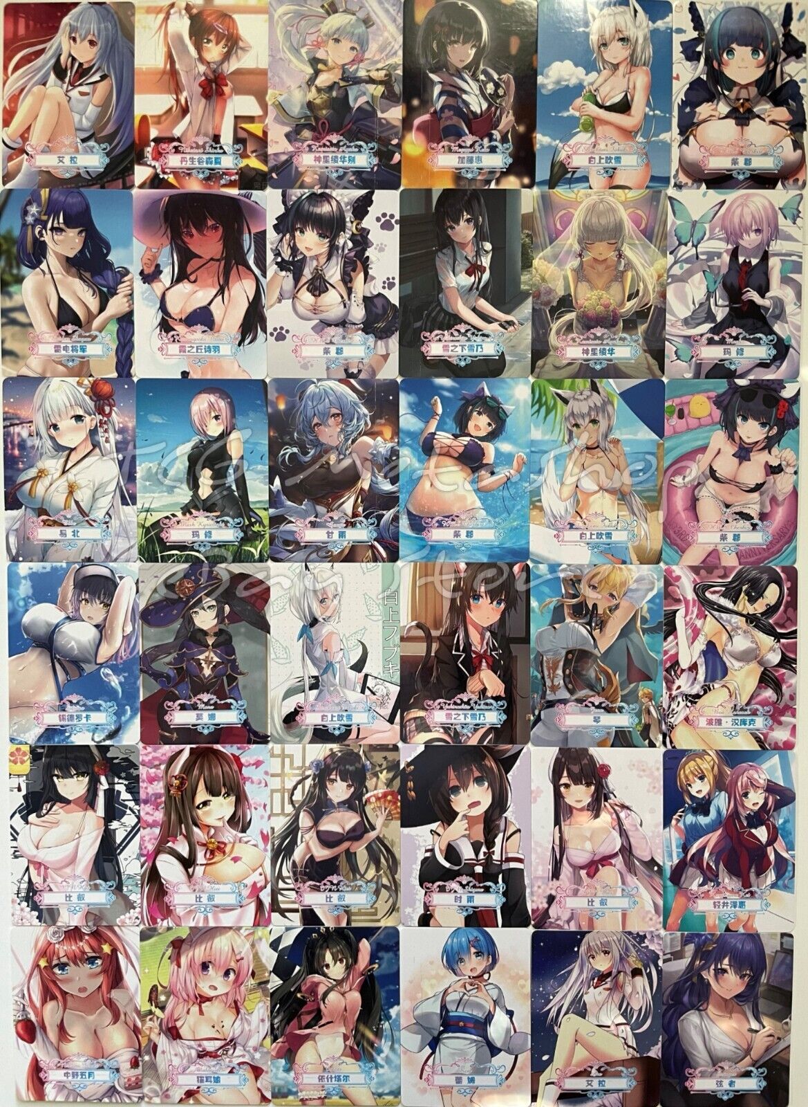 🔥 Anime Beauties Puzzle -Pick Your Card- Goddess Story Waifu Anime Doujin 🔥