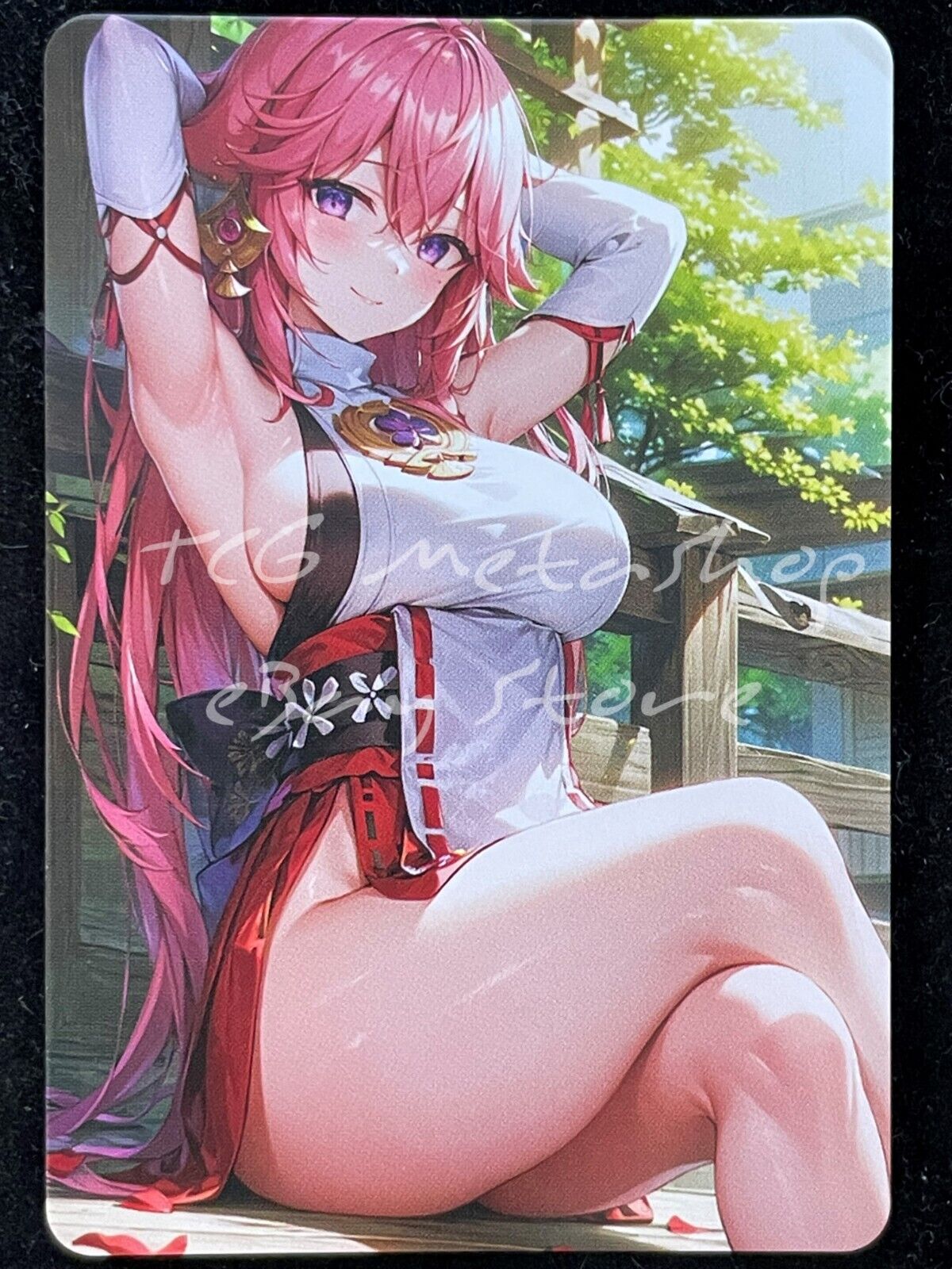 🔥 Yae Miko Genshin Impact Goddess Story Anime Card ACG # 1798 🔥