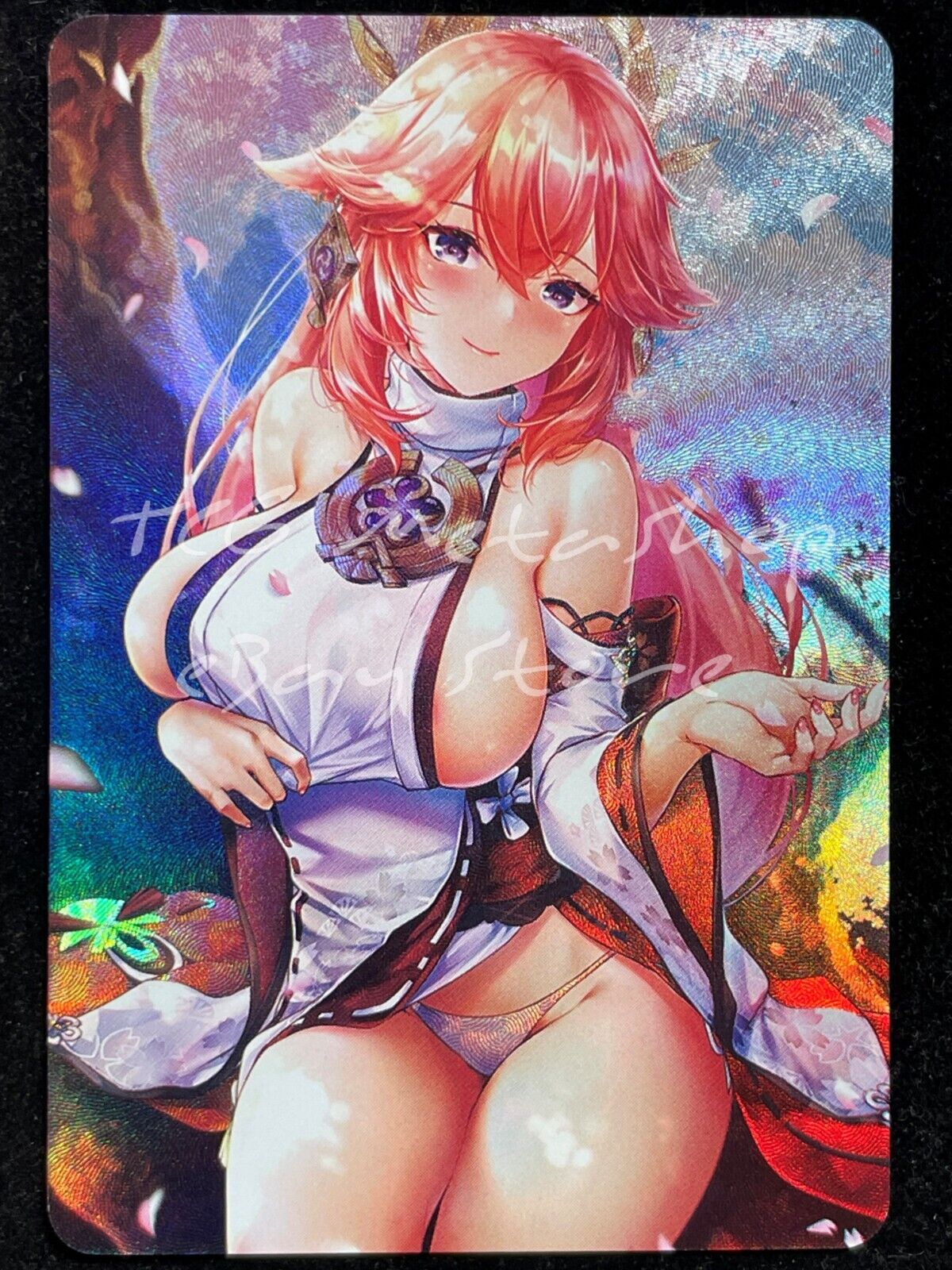 🔥 Yae Miko Genshin Impact Goddess Story Anime Card ACG # 1562 🔥