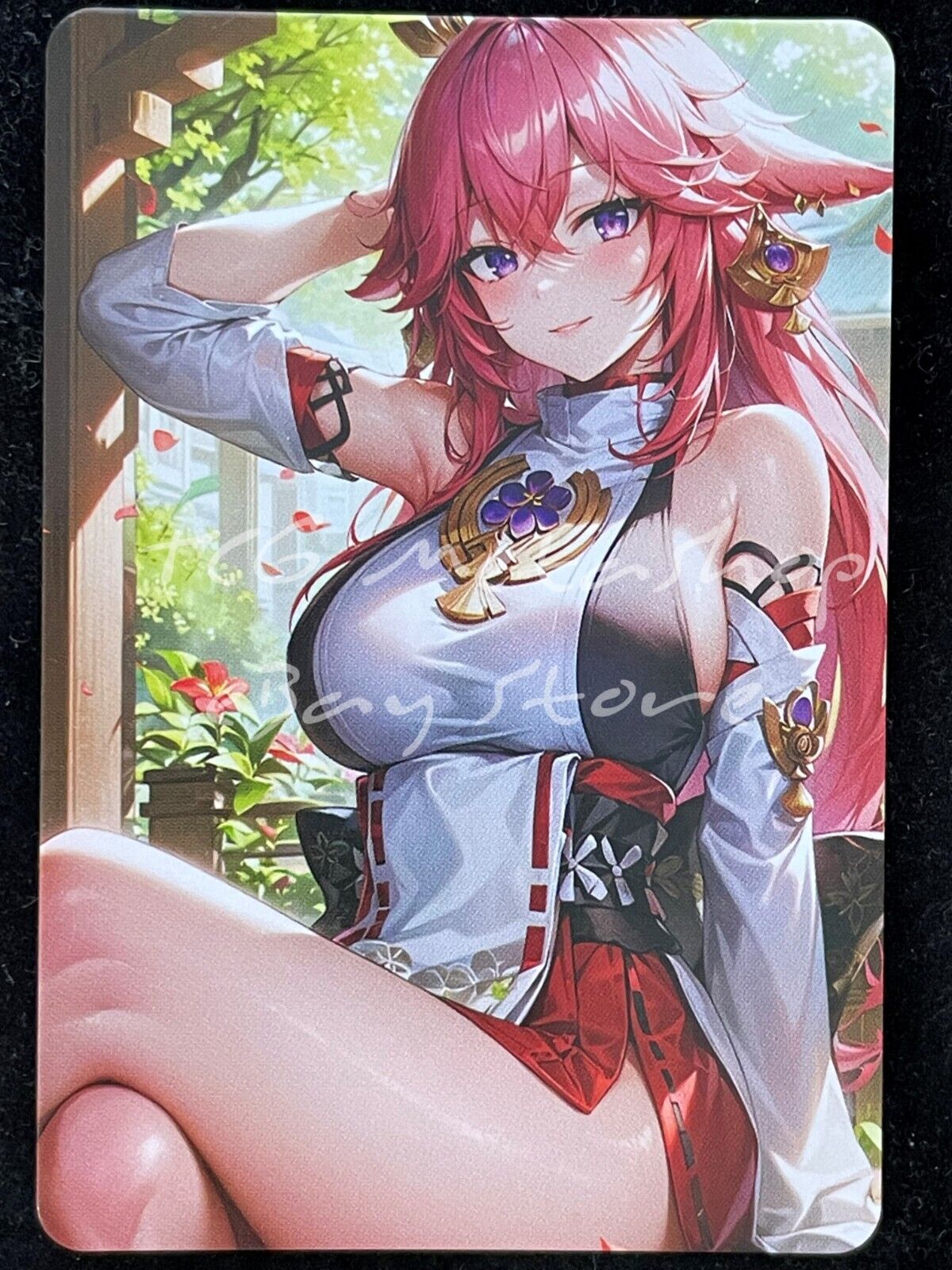 🔥 Yae Miko Genshin Impact Goddess Story Anime Card ACG # 1801 🔥