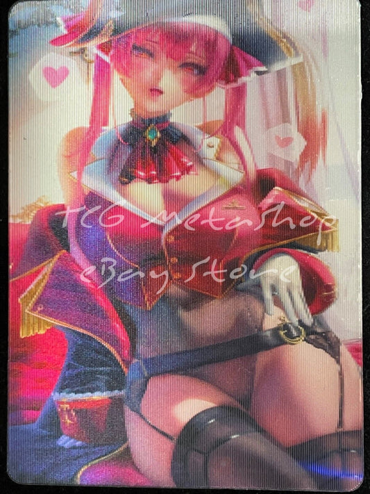 🔥 02 Houshou Marine Hololive Goddess Story Anime Waifu Lenticular DUAL ACG