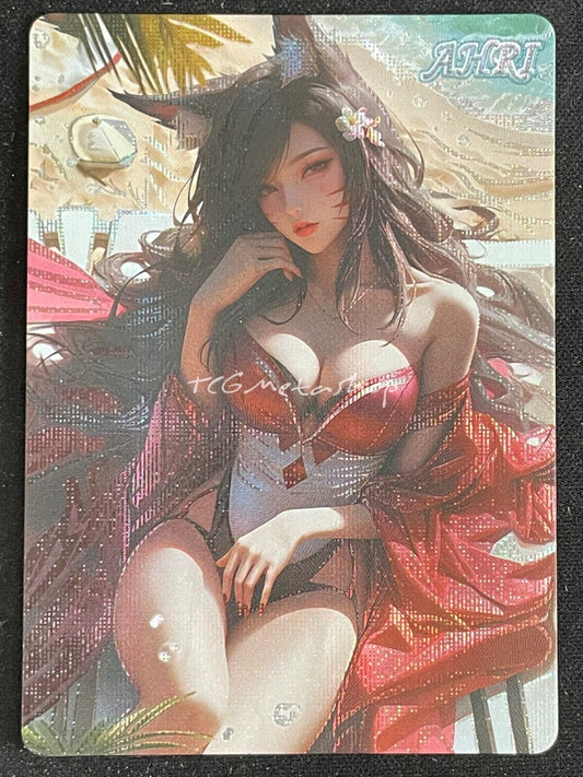 🔥 Ahri League of Legends Goddess Story Anime Waifu Card ACG B 115 🔥