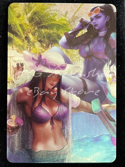 🔥 Overwatch Widowmaker Caitlyn Goddess Story Anime Waifu Card ACG DUAL 846 🔥