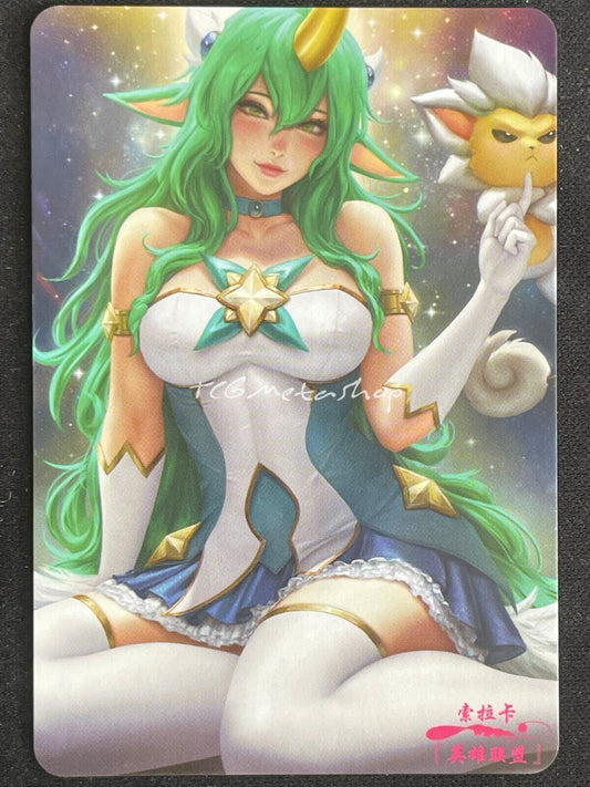 🔥 Soraka League of Legends Goddess Story Anime Waifu Card ACG DUAL 1391 🔥