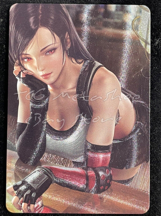 🔥 Tifa Lockhart Final Fantasy Goddess Story Anime Waifu Doujin Card ACG DUAL 23