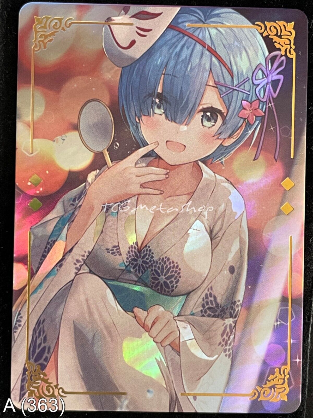 🔥 A 363 Rem Re:Zero Goddess Story Anime Waifu Card ACG 🔥