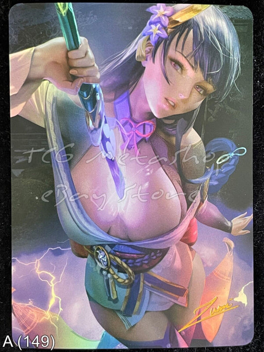 🔥 A 149 Raiden Shogun Genshin Impact Goddess Story Anime Waifu Card ACG 🔥