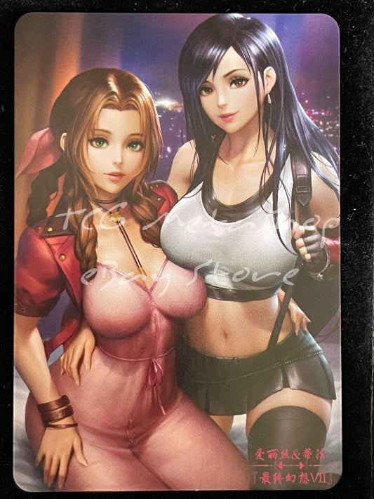 🔥 Final Fantasy Tifa Aerith Goddess Story Anime Waifu Card ACG DUAL 853 🔥