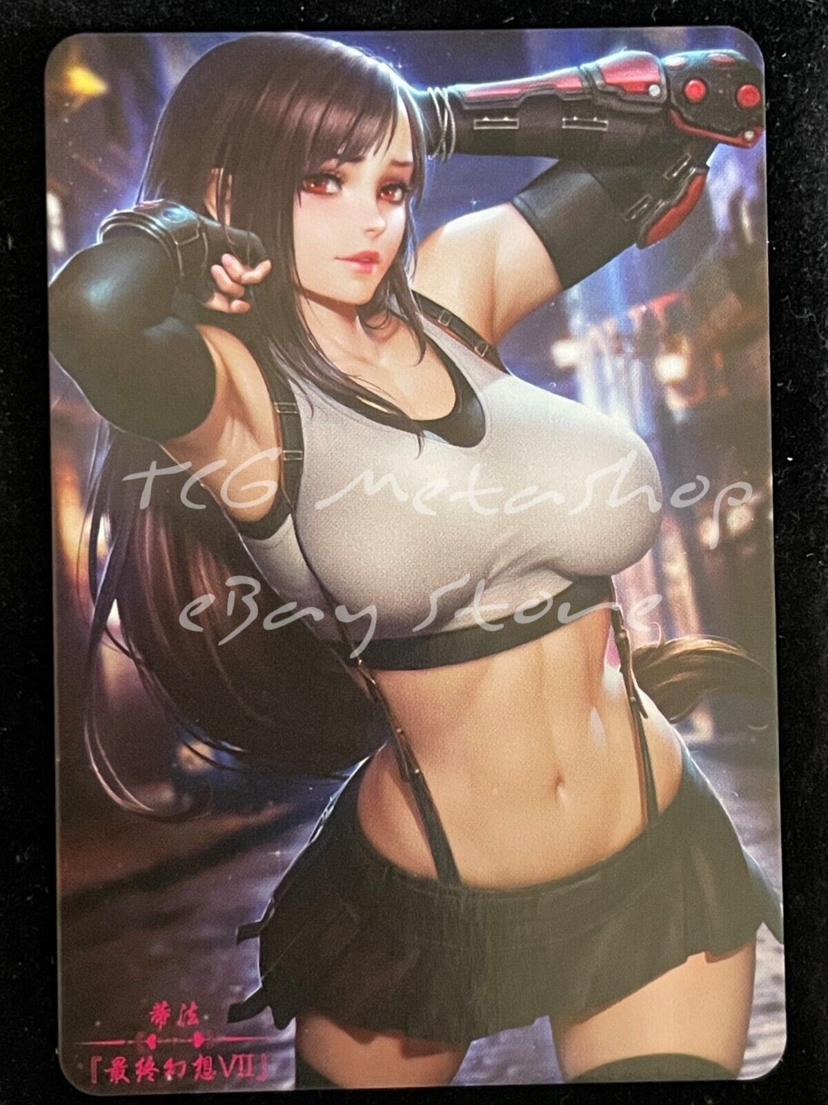 🔥 Tifa Lockhart Final Fantasy Goddess Story Anime Waifu Card ACG DUAL 850 🔥