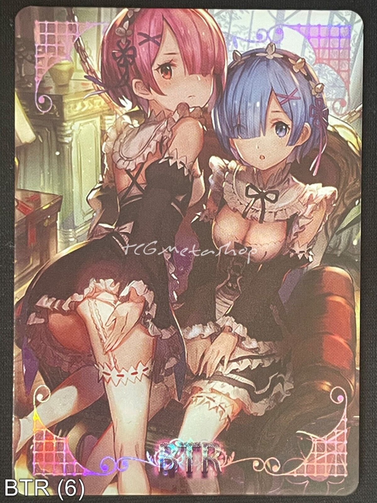 🔥 Re:Zero Rem Ram  Suck Goddess Story Anime Waifu Card BTR 6 🔥