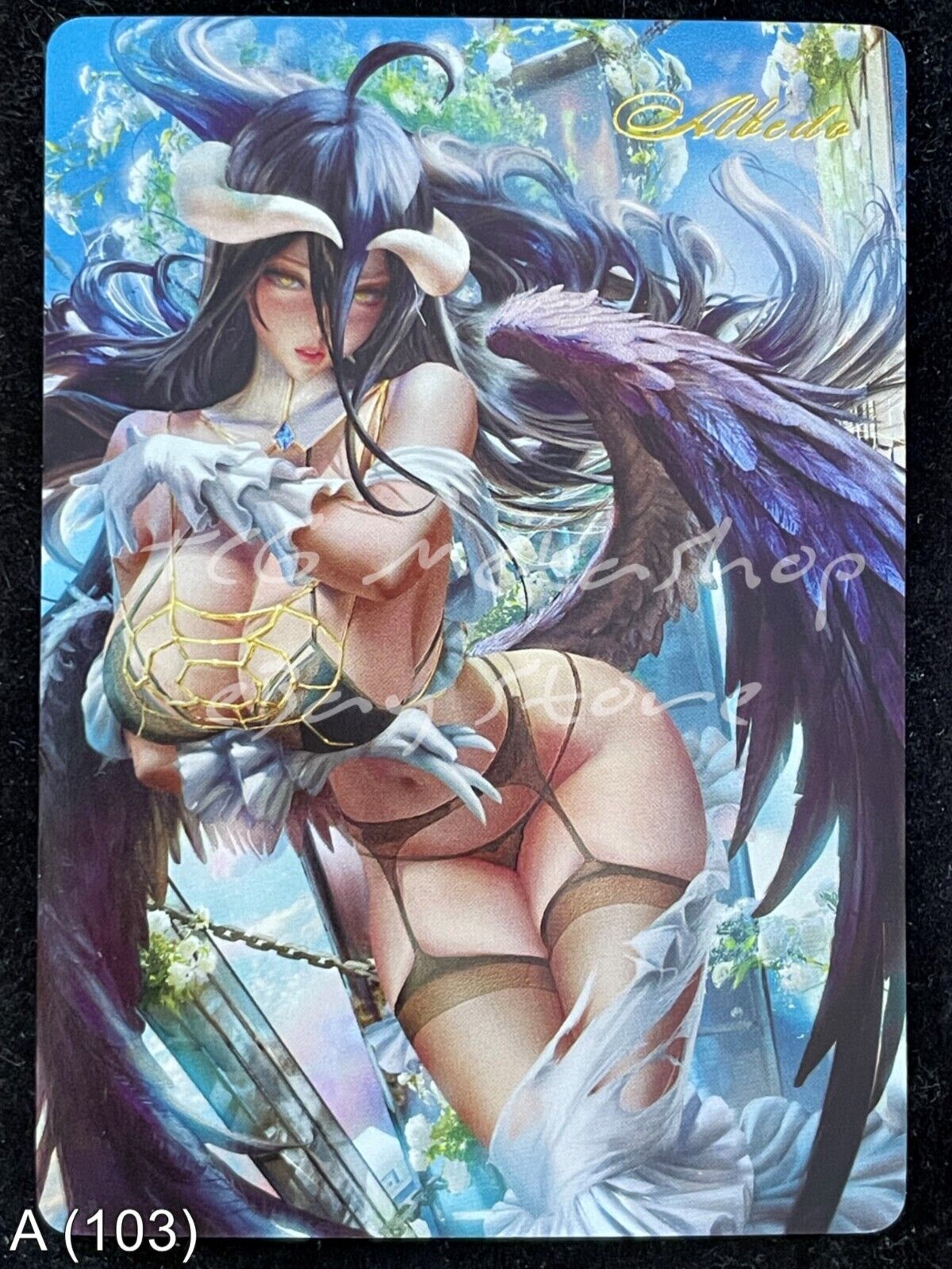 🔥 A 103 Albedo Overlord  Goddess Story Anime Waifu Card ACG 🔥