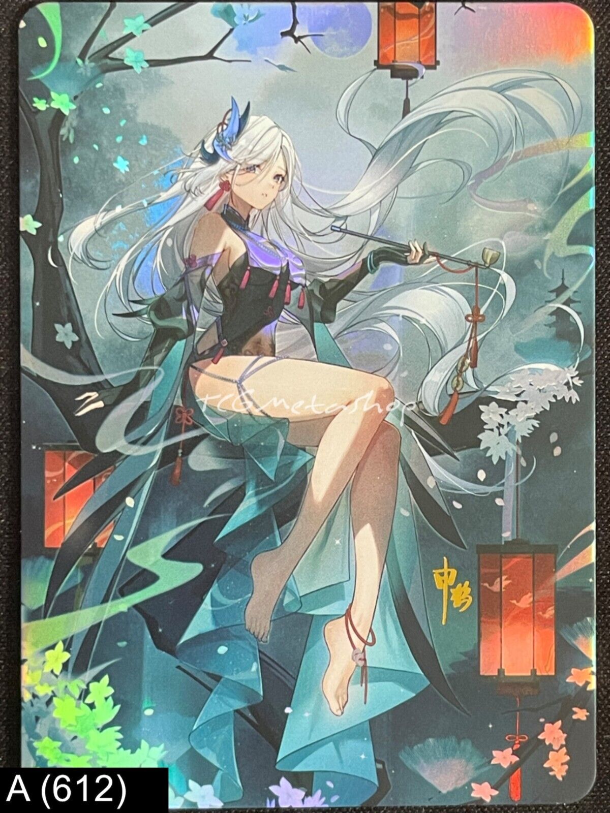 🔥 A 612 Shenhe Genshin Impact Goddess Story Anime Waifu Card ACG 🔥