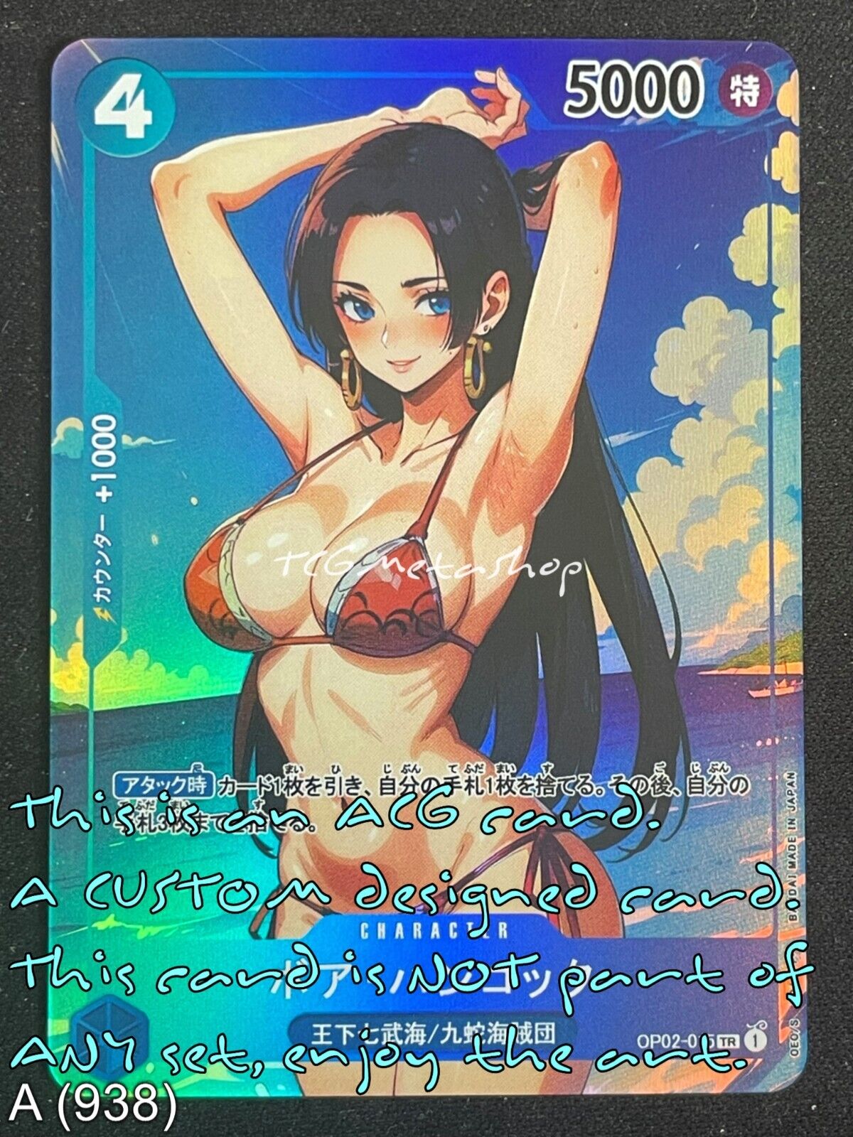 🔥 A 938 Boa Hancock One Piece Goddess Story Anime Waifu Card ACG 🔥