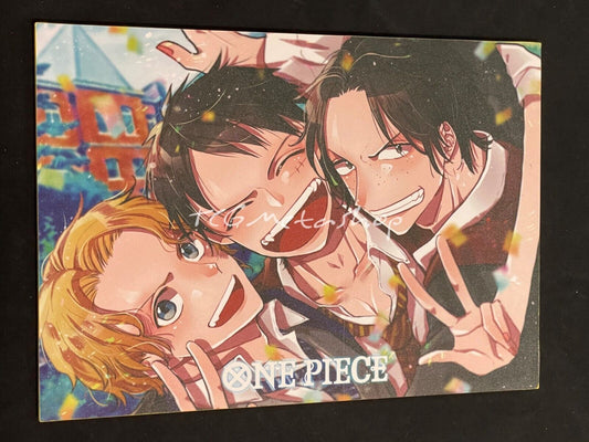 🔥 Luffy Sabo and Ace One Piece Goddess Story Anime Waifu A4 Card SSR 17 🔥
