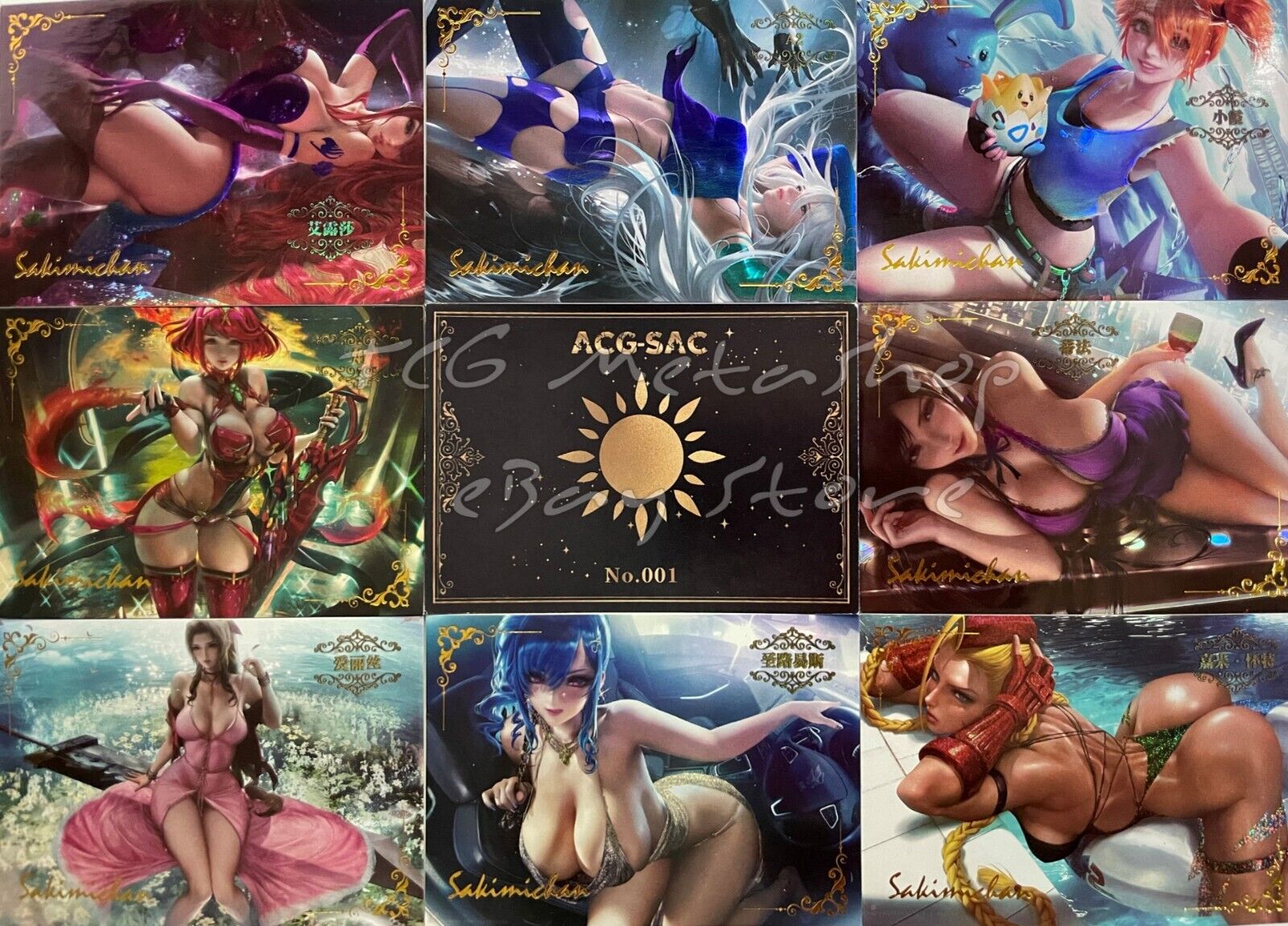 🔥 ACG-SAC [Pick your card Sun 39 - 59] Goddess Story Anime Waifu Doujin 🔥