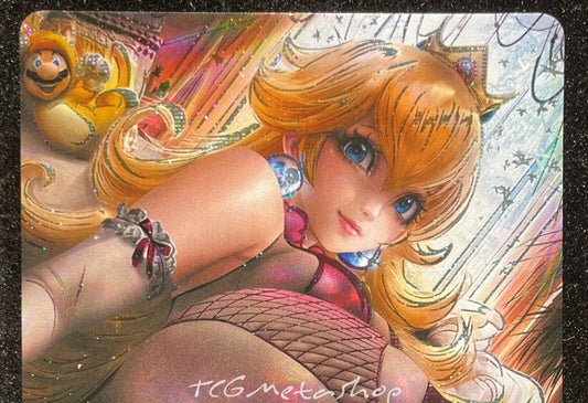 🔥 Princess Peach Super Mario Goddess Story Anime Waifu Card ACG B 47 🔥