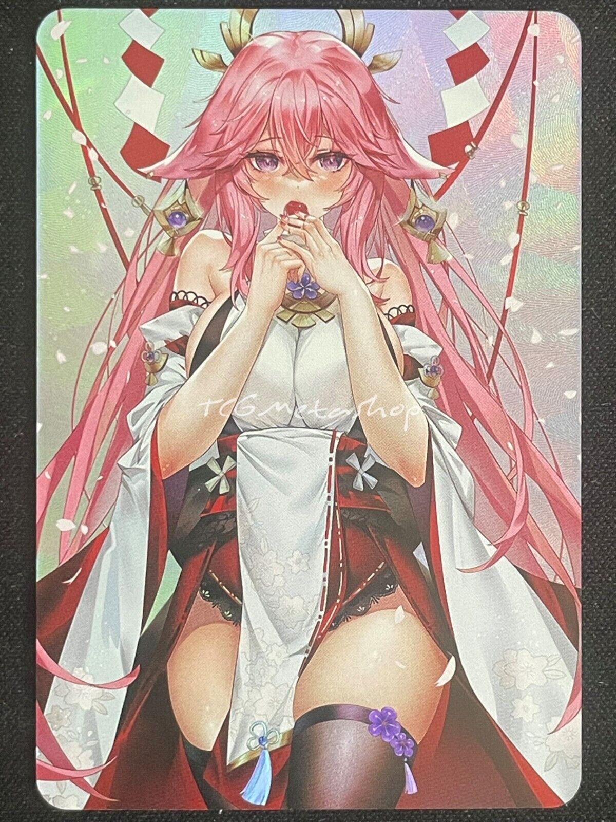 🔥 Yae Miko Genshin Impact Goddess Story Anime Card ACG # 2700 🔥