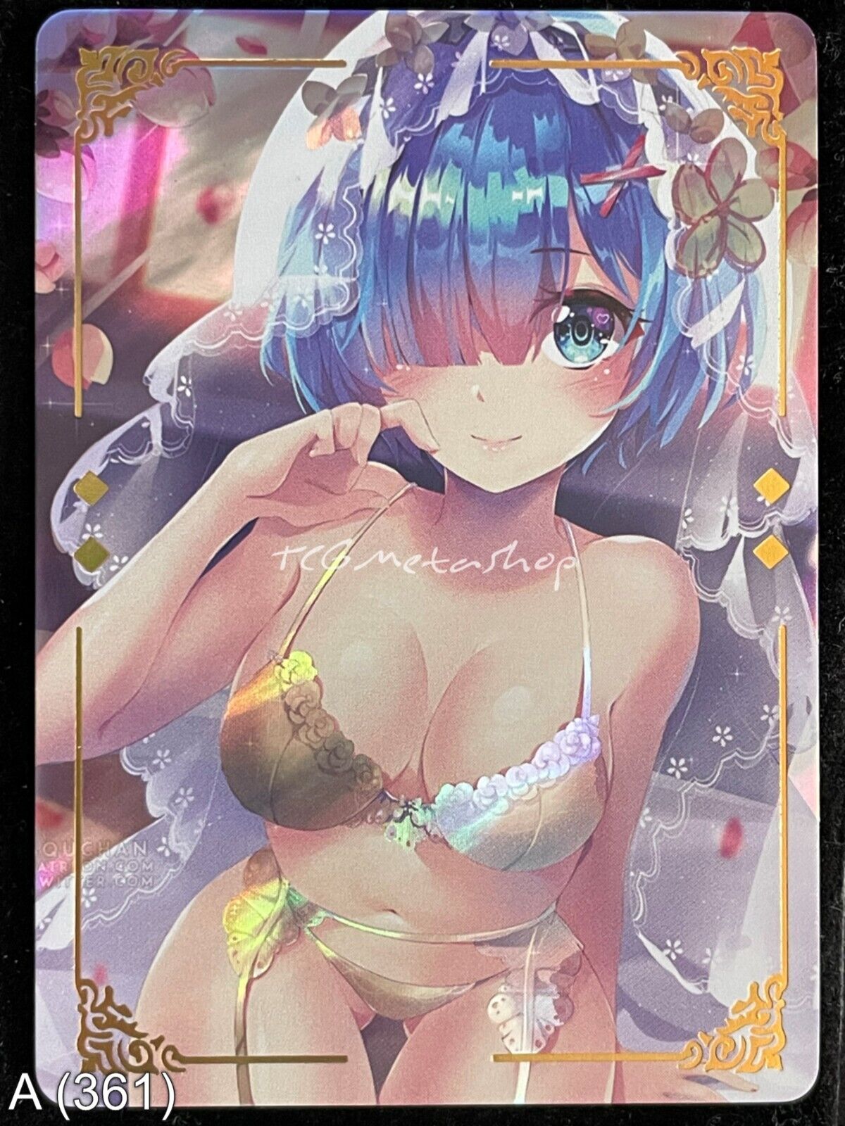 🔥 A 361 Rem Re:Zero Goddess Story Anime Waifu Card ACG 🔥