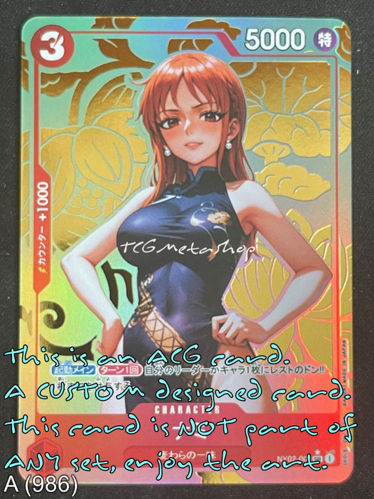 🔥 A 986 Nami One Piece Goddess Story Anime Waifu Card ACG 🔥