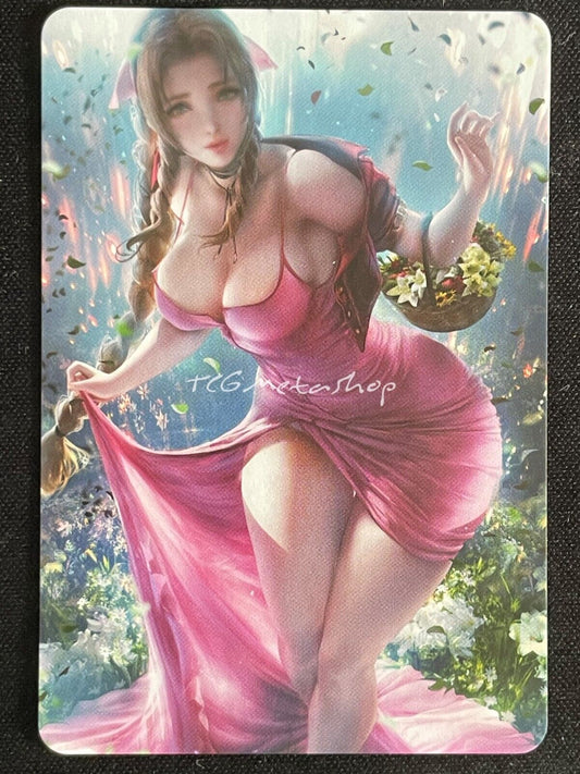 🔥 Aerith Final Fantasy Goddess Story Anime Waifu Card ACG DUAL 1197 🔥