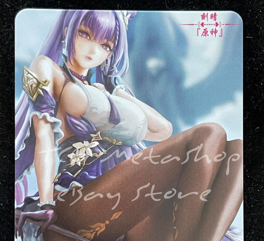 🔥 Keqing Genshin Impact Goddess Story Anime Waifu Card ACG DUAL 224 🔥