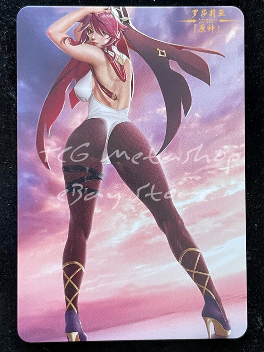 🔥 Rosaria Genshin Impact Goddess Story Anime Waifu Card ACG DUAL 459 🔥