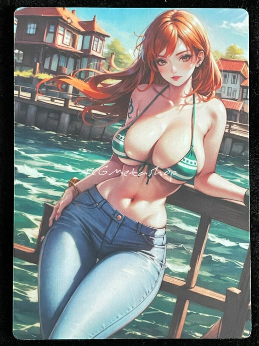 🔥 Nami One Piece Goddess Story Anime Waifu Card ACG DUAL 889 🔥