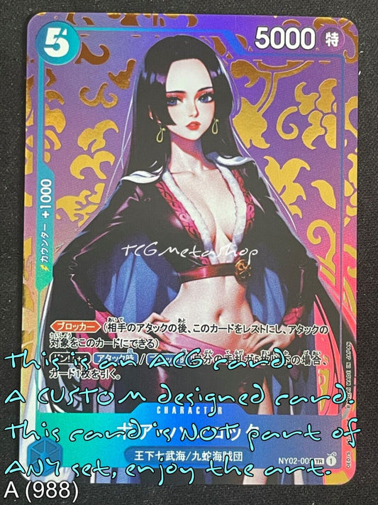 🔥 A 988 Boa Hancock One Piece One Piece Goddess Story Anime Waifu Card ACG 🔥