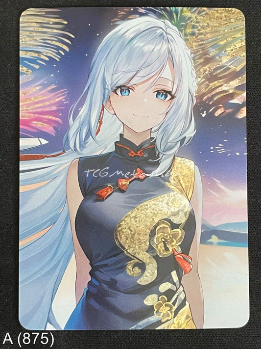 🔥 A 875 Shenhe Genshin Impact Goddess Story Anime Waifu Card ACG 🔥