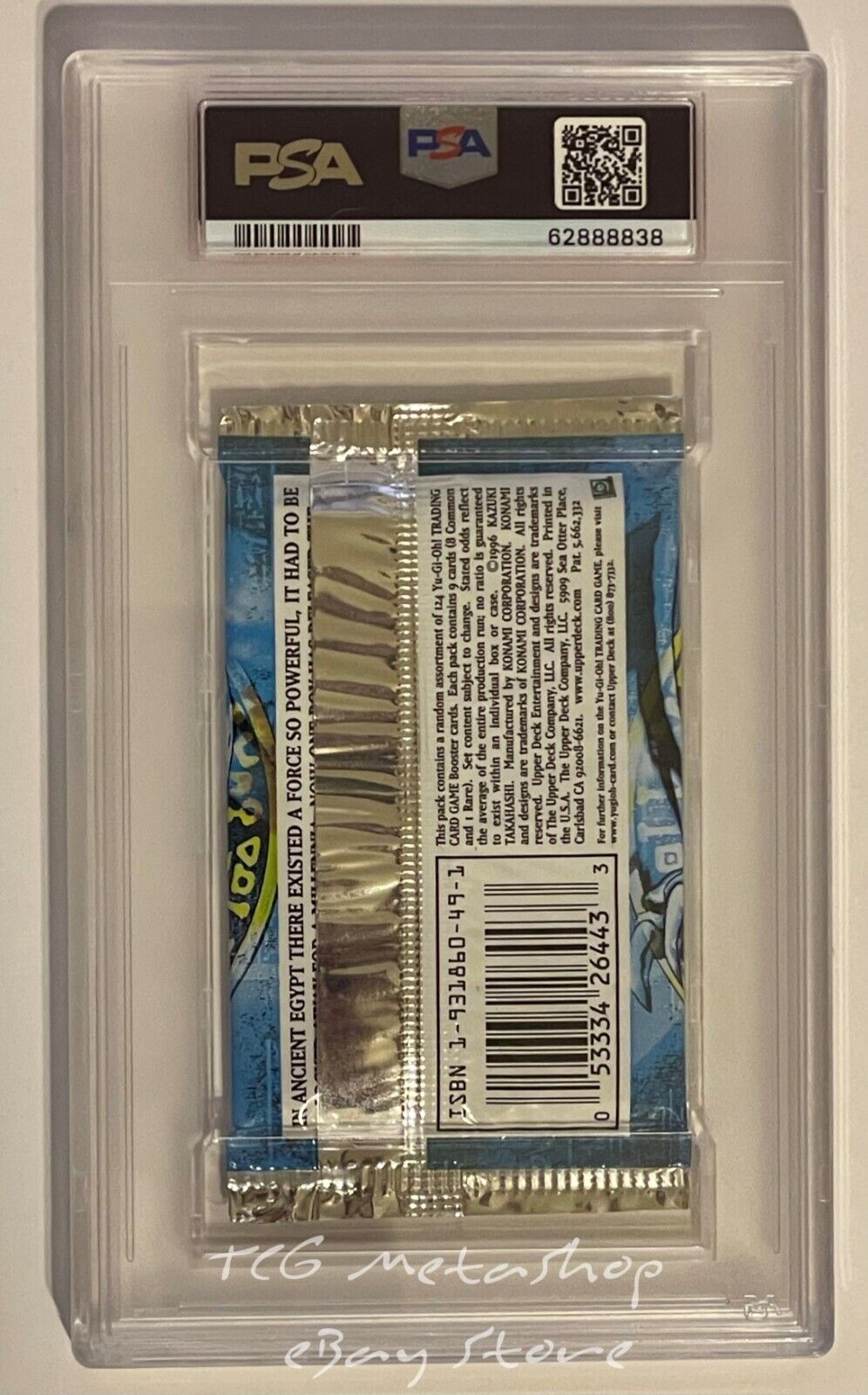 🔥 2002 Yu-Gi-Oh! 1st Ed Legend Of Blue Eyes White Dragon LOB Pack PSA 10 🔥