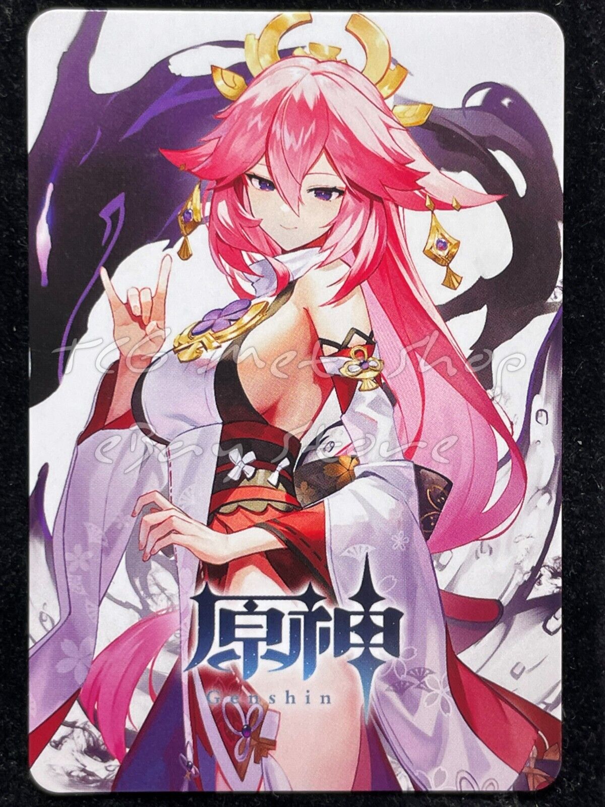 🔥 Yae Miko Genshin Impact Goddess Story Anime Card ACG # 1260 🔥