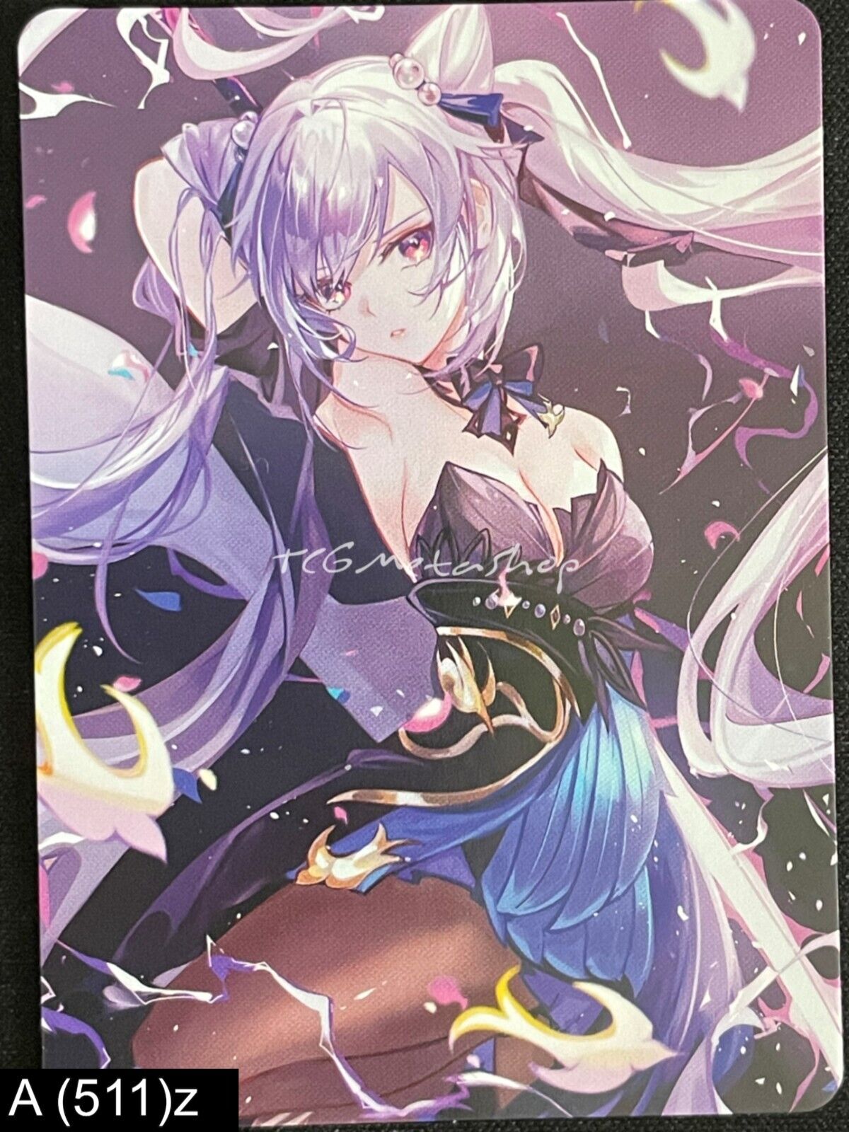 🔥 A 511 Keqing Genshin Impact  Goddess Story Anime Waifu Card ACG 🔥