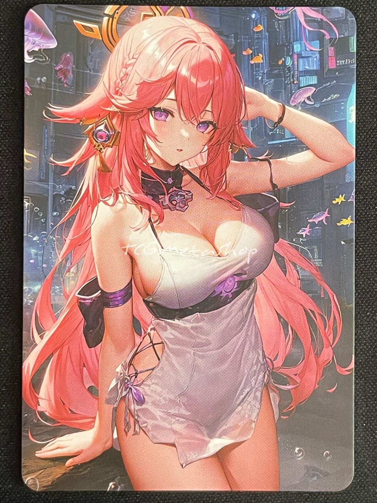 🔥 Yae Miko Genshin Impact Goddess Story Anime Card ACG # 2833 🔥