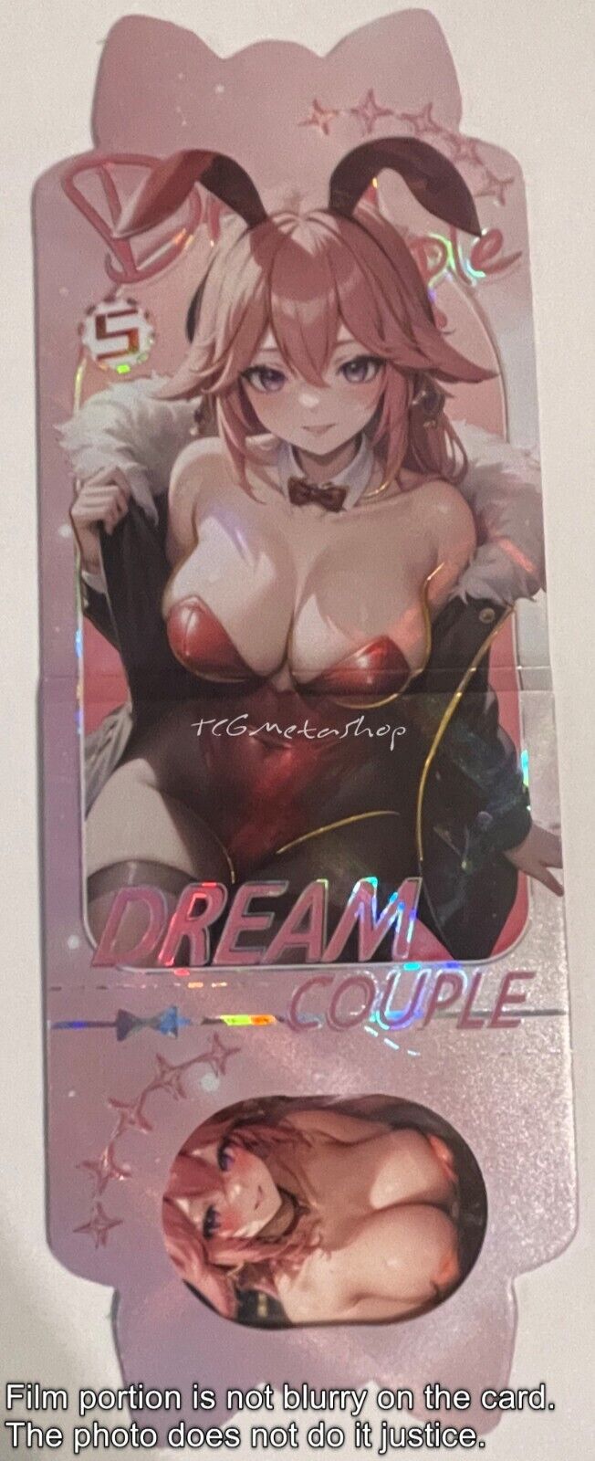 🔥 Yae Miko Genshin Impact Dream Couple 5 Goddess Story Anime Film Fold Card  🔥