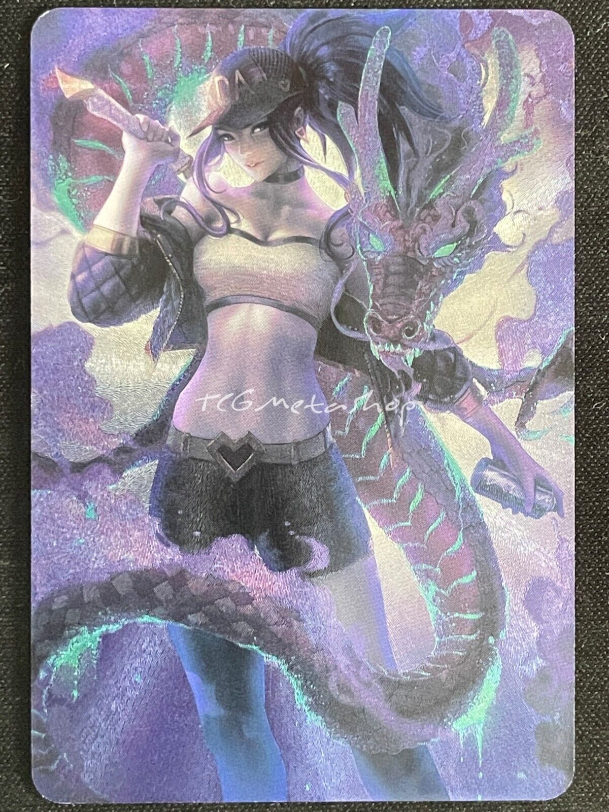 🔥 Akali K/DA League of Legends Goddess Story Anime Waifu Card ACG DUAL 1216 🔥