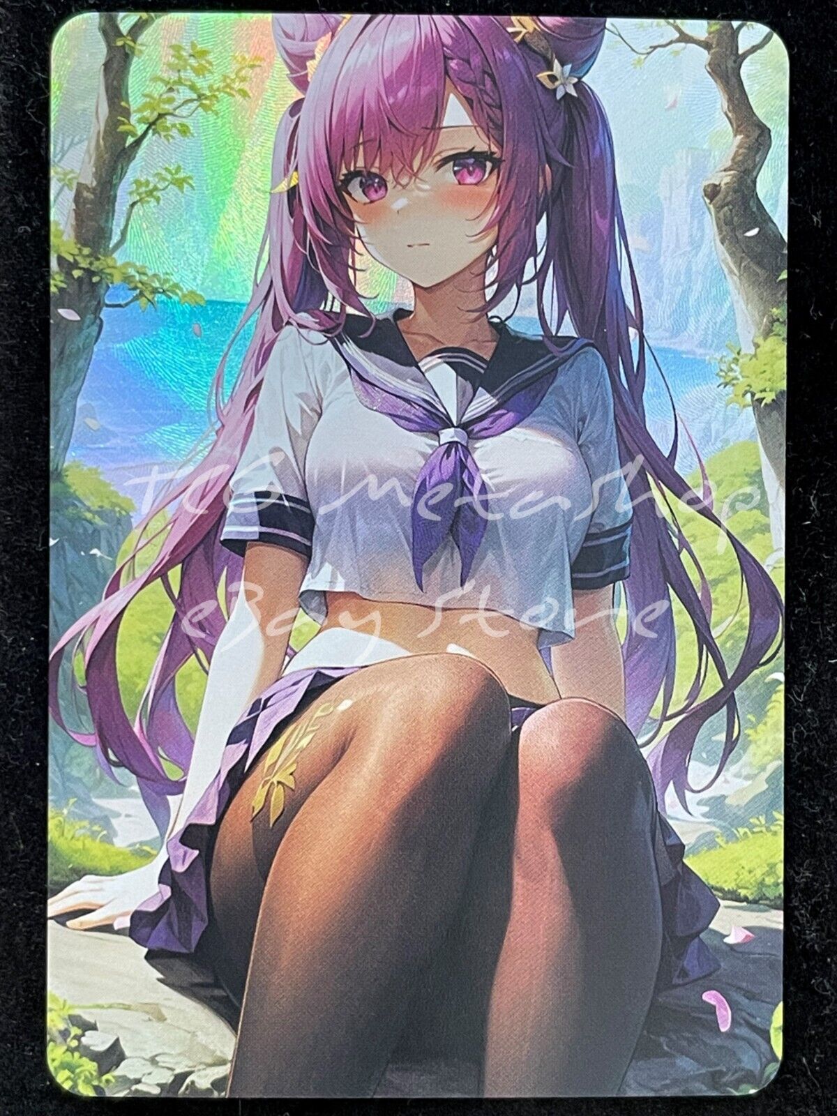 🔥 Keqing Genshin Impact Goddess Story Anime Card ACG # 1791 🔥