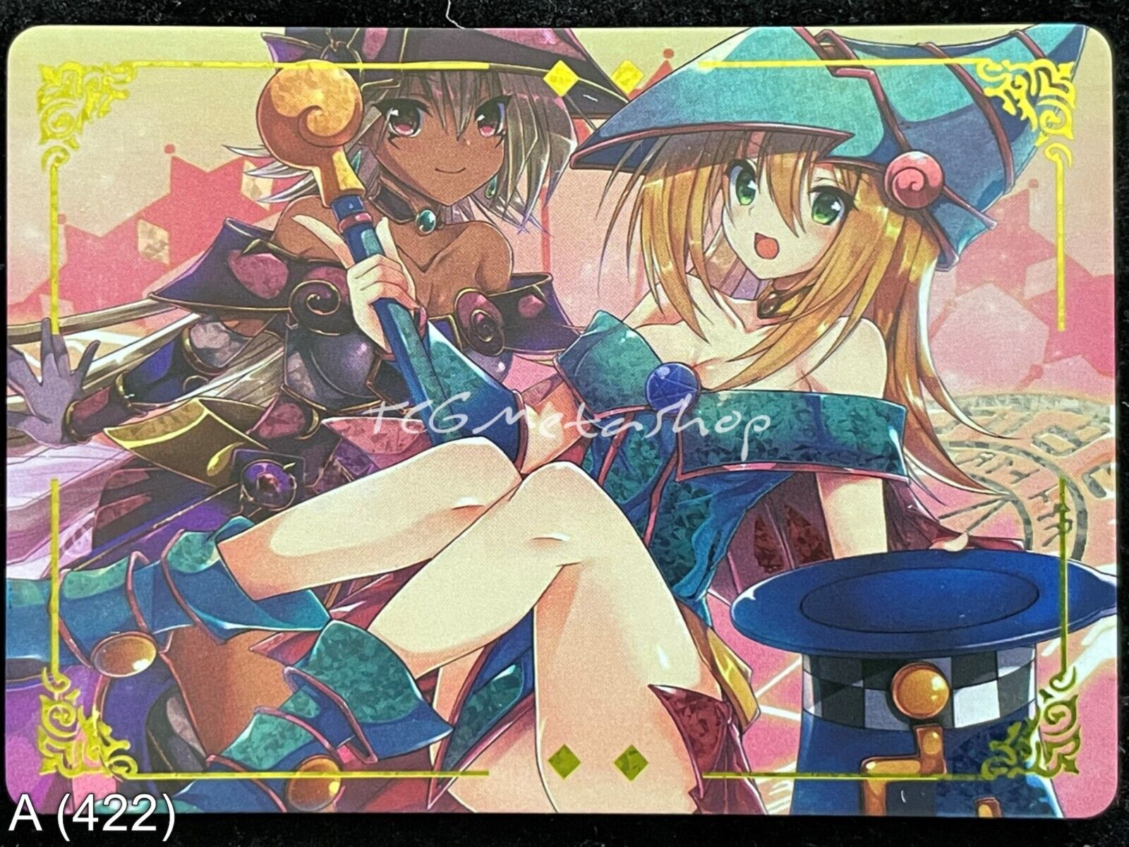 🔥 A 422 Dark Magician Girl Yu-Gi-Oh! Goddess Story Anime Waifu Card ACG 🔥