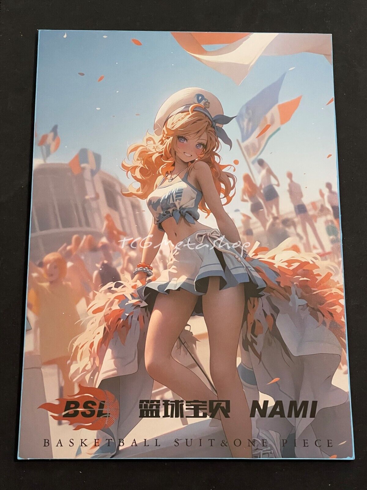 🔥 Nami One Piece Goddess Story Anime Waifu A4 Card BSL 6 🔥