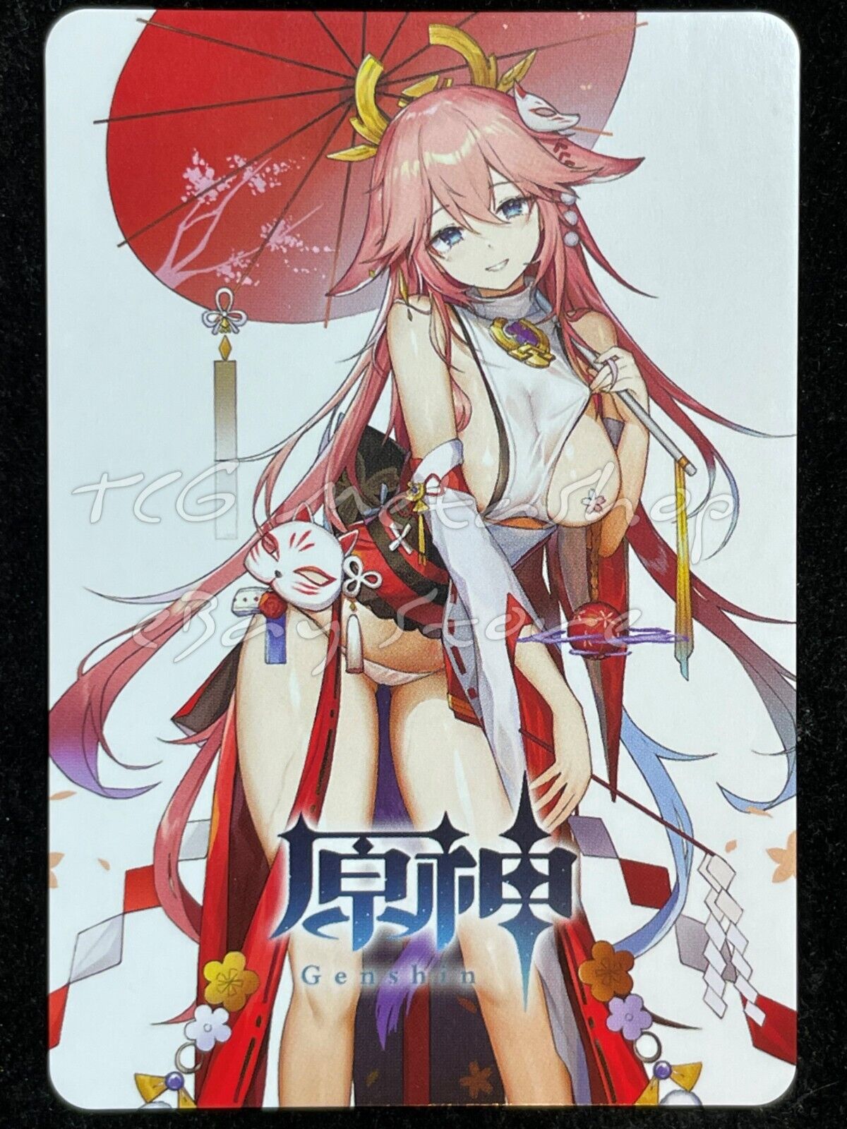 🔥 Yae Miko Genshin Impact Goddess Story Anime Card ACG # 1394 🔥